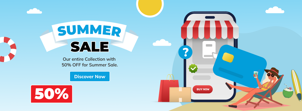 Summer sale - 50% off the entire collection